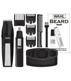 ماشین اصلاح صورت (ریش تراش) وال  به همراه مو زن Wahl Beard Trimmer with Bonus Personal Trimmer 5537-1801