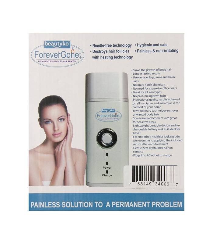 لیزر بدن فوراور گان برای پوست های لطیف Forever Gone Sivan Bladeless Hair Remover Set for Smooth Skin
