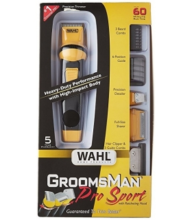 ماشین اصلاح سر و صورت وال اسپرت پرو Wahl 9953-1301 Groomsman Pro Sport Black/yellow