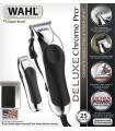 ماشین اصلاح سر و صورت 25 قطعه وال دلوکس کروم پرو سفارش آمریکا Wahl Deluxe Chrome Pro 25 pc 79524-5201