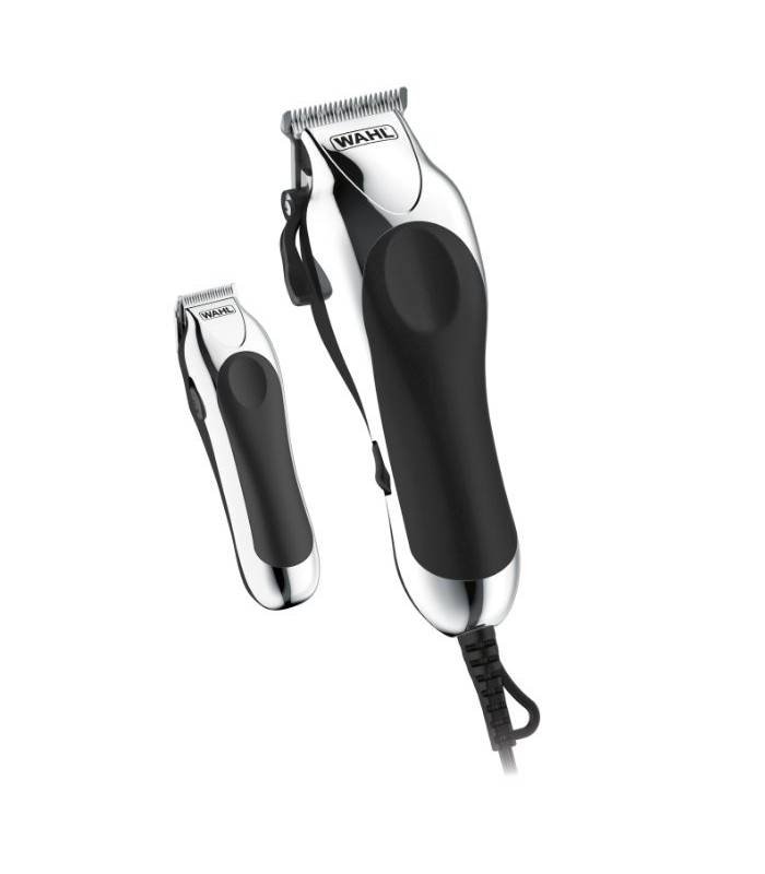 ماشین اصلاح سر و صورت 25 قطعه وال دلوکس کروم پرو سفارش آمریکا Wahl Deluxe Chrome Pro 25 pc 79524-5201