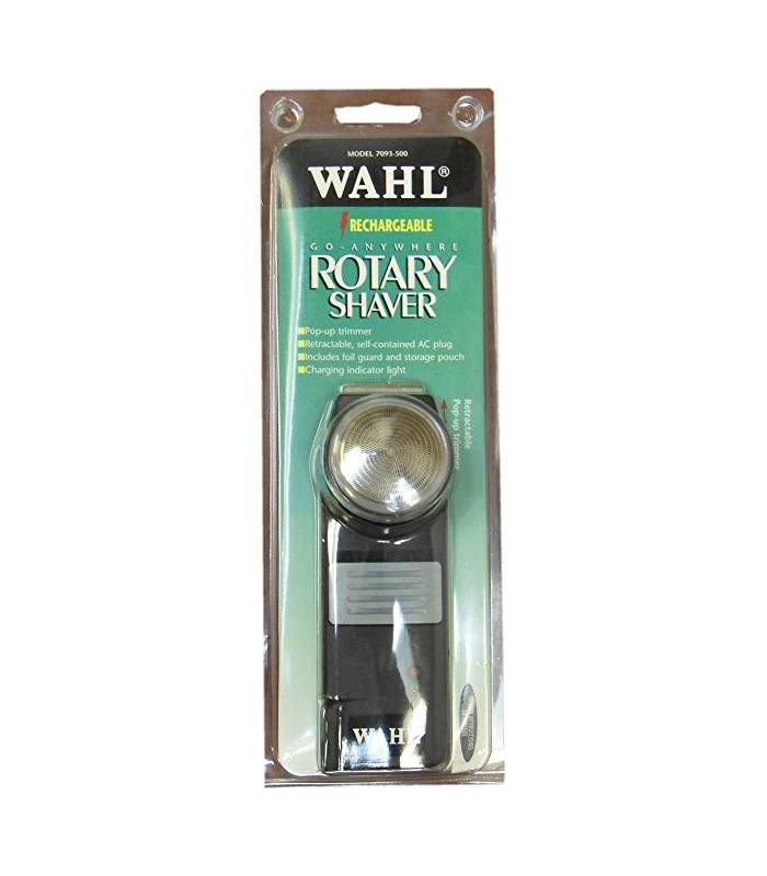 ماشین ریش تراش چرخشی وال WAHL 7093-500 G0-Anywhere Rechargeable Rotary Shaver