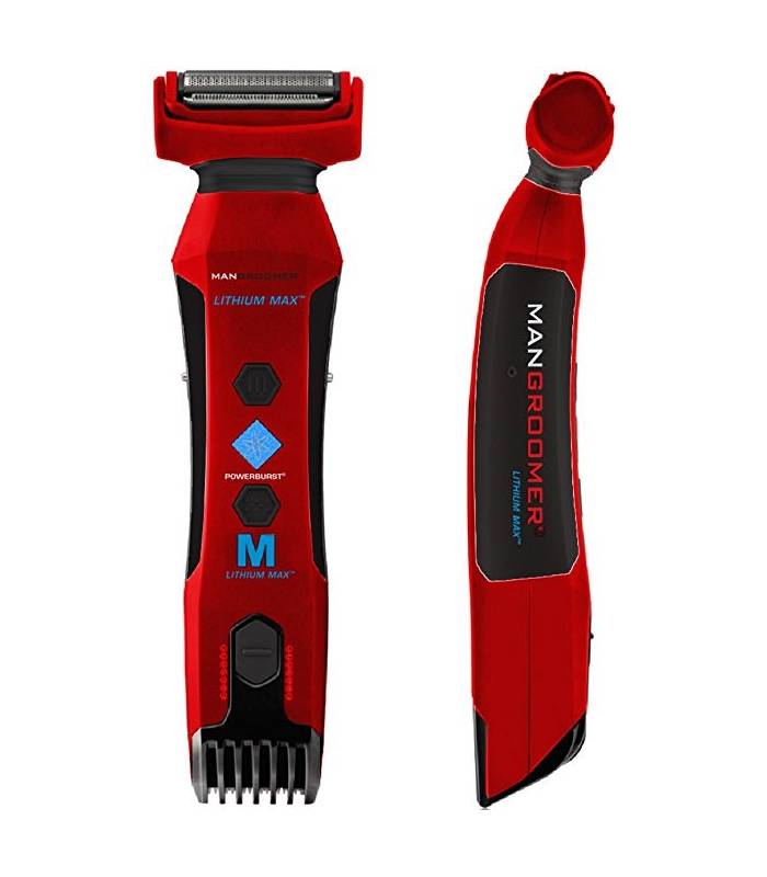 ماشین اصلاح بدن من گرومر مردانه دوطرفه mangroomer lithium max body groomer and body trimmer with power burst