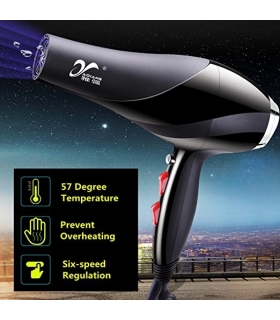 سشوار قدرتمند ربون مدل REBUNE Latest 3000W 110V 6-Speed Hair Drye