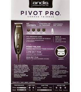 ماشین اصلاح خط زن اندیس Andis Pivot Pro Corded T-Blade 23475