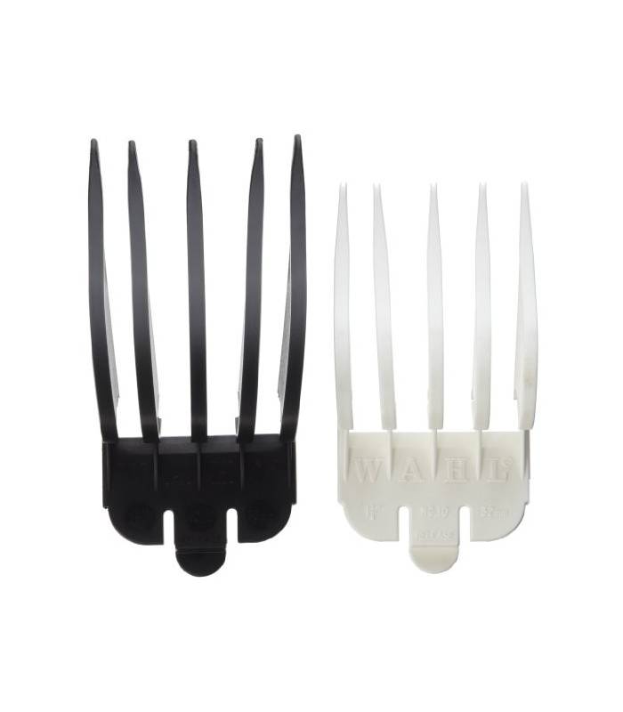 شانه راهنمای اصلاح وال Wahl Number 10 and 12, 1.25 and 1.5 Inch Clipper Guide Combs
