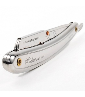 تیغ و دسته تیغ آرایشگری پارکر Parker SR1 Stainless Steel Straight Edge Barber Razor