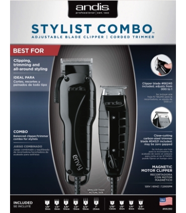 ماشین اصلاح اندیس Andis Envy Clipper & T-Outliner Trimmer Stylist Combo