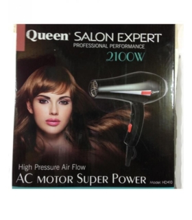 سشوار حرفه ای کوئین Queen HD410 Professional Hair Dryer