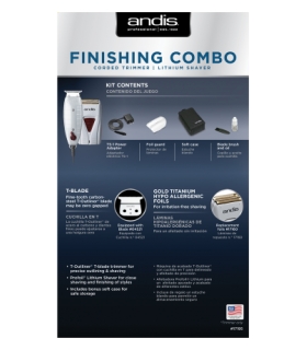ست ماشین اصلاح و شیور اندیس فینیشینگ کومبو Andis finishing combo trimmer with shaver