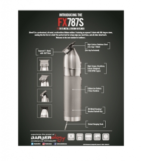 ماشین اصلاح سر و صورت بابیلیس پرو تریمر سیلور اف ایکس اسکلتون اوتلاینر BaBylissPRO SilverFX Skeleton Outliner Trimmer