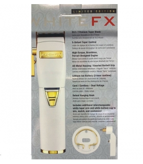 ماشین اصلاح سر بابیلیس پرو حجم زن شارژی سفید اف ایکس آرت فور آرتیستس Babyliss PRO Art4Artists WhiteFX Cordless Clipper