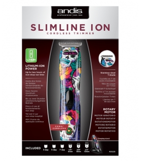 ماشین اصلاح سر و صورت اندیس شارژی اسلیم لاین یون شوگر اسکال Andis Slimline Ion Cordless Trimmer- Sugar Skull
