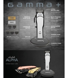 ماشین اصلاح سر و صورت گاما پلاس ابسولوت آلفا Gamma+ Absolute ALPHA Clipper