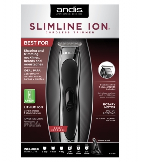 ماشین اصلاح سر و صورت شارژی اندیس اسلیم لاین یون لیتیوم Andis Slimline Ion Lithium Cord/Cordless Trimmer 25190