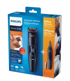 ست ماشین اصلاح حجم زن فیلیپس و موزن گوش و بینی PHILIPS BT5190 and NT1151