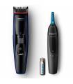 ست ماشین اصلاح حجم زن فیلیپس و موزن گوش و بینی PHILIPS BT5190 and NT1151