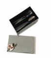 جا قاشقی استیل گل ارکیده برنجی Flatware Organizers