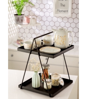 استند رومیزی دو طبقه فلزی Catering desktop stand