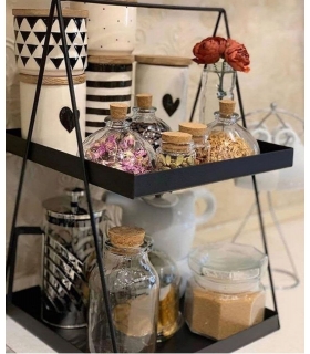 استند رومیزی دو طبقه فلزی Catering desktop stand