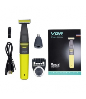 ماشین اصلاح صورت و بدن و بینی وی جی آر VGR V-043