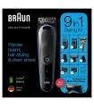 ماشین اصلاح سر و صورت براون بی سیم 9 در 1 بدن زن مو زن گوش و بینی خود تراش ژیلت Braun MGK5280 Hair Clippers for Men