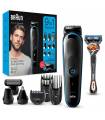 ماشین اصلاح سر و صورت براون بی سیم 9 در 1 بدن زن مو زن گوش و بینی خود تراش ژیلت Braun MGK5280 Hair Clippers for Men