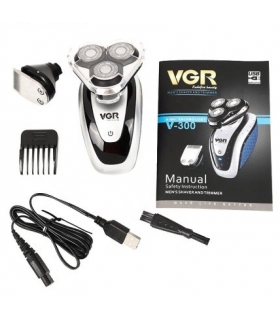 ریش تراش و ماشین اصلاح سر و صورت بی سیم وی جی آر VGR V-300