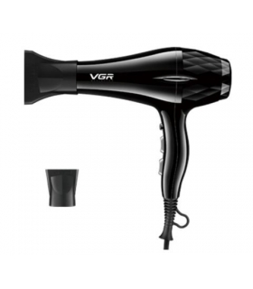 سشوار حرفه ای وی جی آر همراه با 2 سری متمرکز کننده VGR V-413