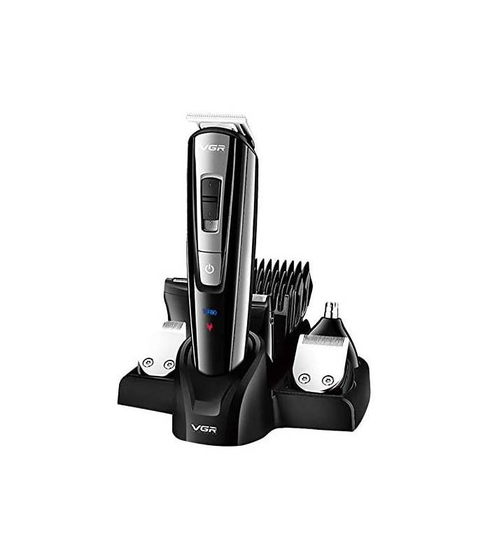 ست ماشین اصلاح سر و صورت و بدن وی جی آر به همراه سری شیور و موزن VGR V-025