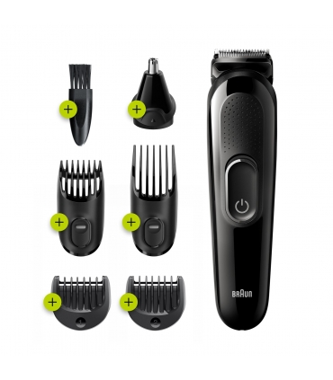 ماشین اصلاح سر و صورت براون شارژی 6 در 1 چند منظوره خط زن و موزن Braun MGK3220