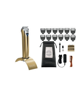 ماشین اصلاح  صورت (ریش تراش) وال با روکش طلای 18 عیار به مناسبت صدمین سالگرد وال 9864-1417 wahl
