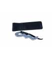 دسته تیغ اصلاح کرتزر فینی استیل طرح مار همراه با کیف چرم KRETZER finny Stainless Steel Barber Razor