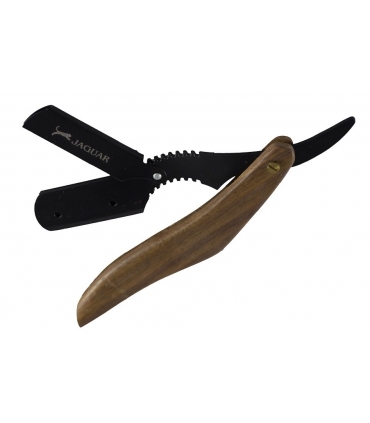 دسته تیغ اصلاح جگوار دسته چوبی انحنا دار Jaguar shaving razor handle