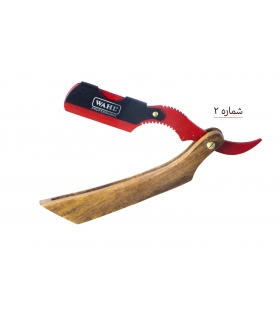 دسته تیغ اصلاح وال چوبی مثلثی wahl shaving razor handle