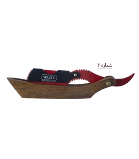 دسته تیغ اصلاح وال چوبی مثلثی wahl shaving razor handle