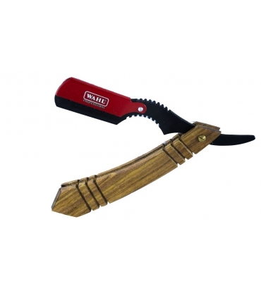 دسته تیغ اصلاح وال چوبی طرح 5 ضلعی wahl shaving razor handle