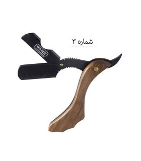 دسته تیغ اصلاح وال چوبی مدل ابر wahl