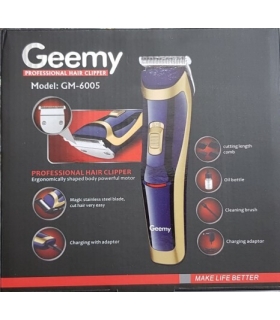 ماشین اصلاح سر و صورت شارژی جیمی Geemy GM-6005 Rechargeable Hair Clipper