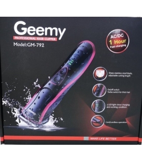 ماشین اصلاح سر و صورت شارژی جیمی Geemy GM-792 Rechargeable Hair Clipper