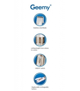 ماشین اصلاح سر و صورت شارژی جیمی Geemy GM-721 Rechargeable Hair Clipper