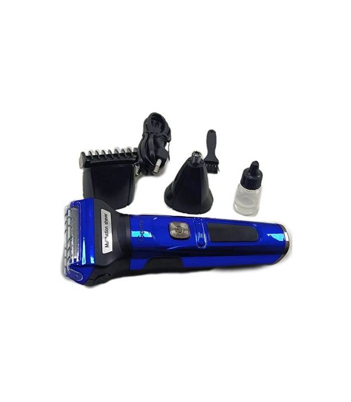 ست ماشین اصلاح شارژی جیمی با سری موزن و شیور Geemy GM-6617 Rechargeable Shaver and Trimmer Set