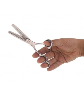 قیچی آرایشگری رزونال پیتاژ  دو طرفه اکونومی سایز 6 اینچ REZONAL V16DT