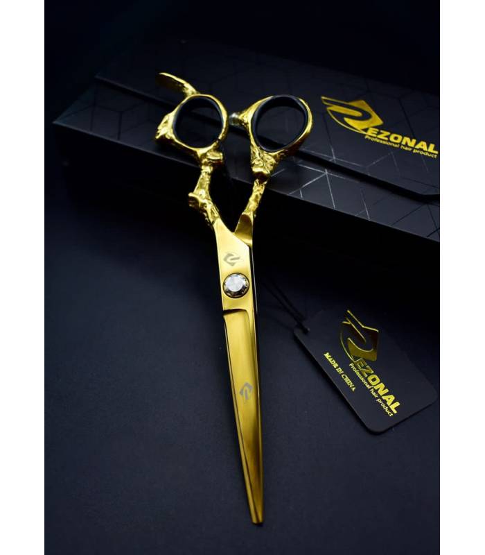 قیچی آرایشگری کات و کوتاهی رزونال سایز 6 اینچ دراگون Rezonal Dragon