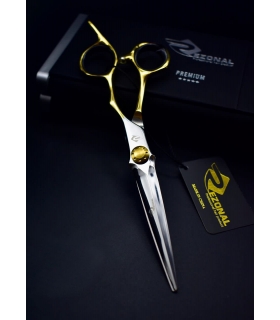 قیچی آرایشگری رزونال کات و کوتاهی سایز 6 اینچ دو رنگ REZONAL AK23JG