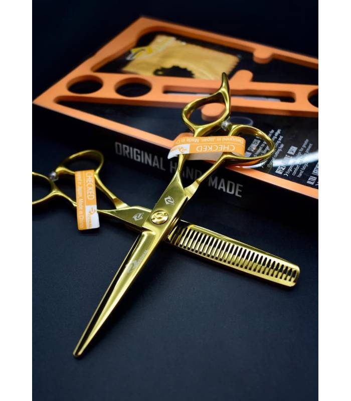 ست دو عددی قیچی آرایشگری رزونال کات و کوتاهی/ پیتاژ سایز 6 اینچ اکونومی Rezonal RL-5300 & RL-5400