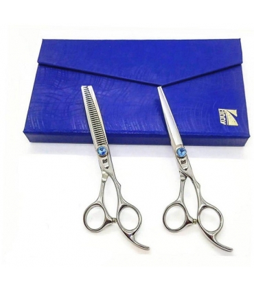 ست دو عددی قیچی آرایشگری کرتزر فینی کات و کوتاهی/پیتاژ 6 اینچ Kretzer Hair Finny FSB-60
