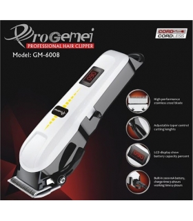 ماشین اصلاح سر و صورت پرو جیمی شارژی ProGemei GM-6008 Hair Trimmer