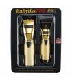 ست دو عددی ماشین اصلاح بابیلیس طلایی BaByliss PRO Gold & Black FX Collection Trimmer & Clipper Set (FXHOLPK2GB)