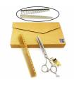 قیچی آرایشگری کرتزر فینی پیتاژ 6 اینچ 25 درصد شانه آرایشگری Kretzer Hair Finny FSP250-60